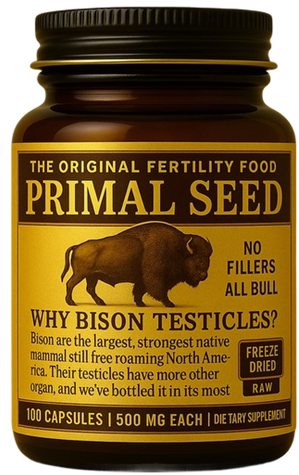 PS001 - 100% Pure Bison Testicles