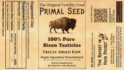 100% Pure American Bison Testicles